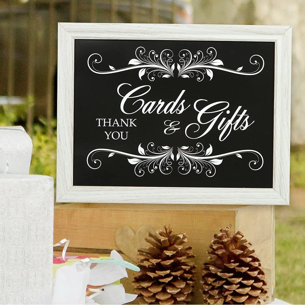 BNIB Hosley 3 Pack of Farmhouse White Wedding Signage 11.5 Inch Long